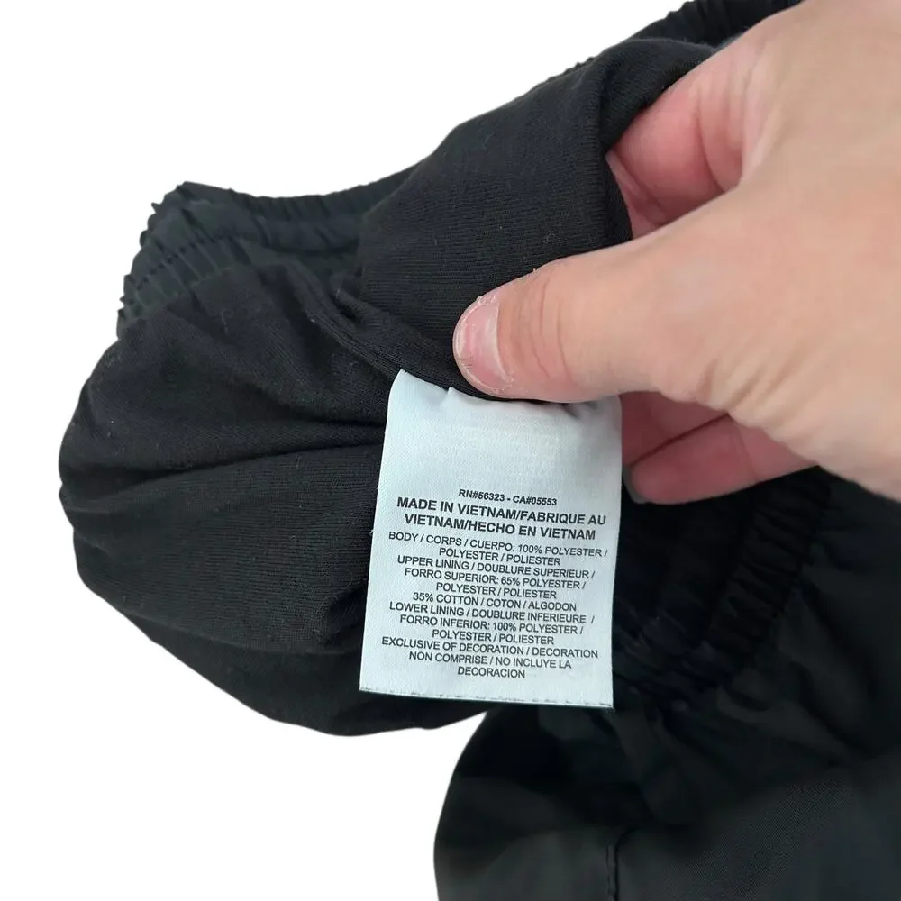 Nike Black Green Windbreaker Pants Sz XL Kids